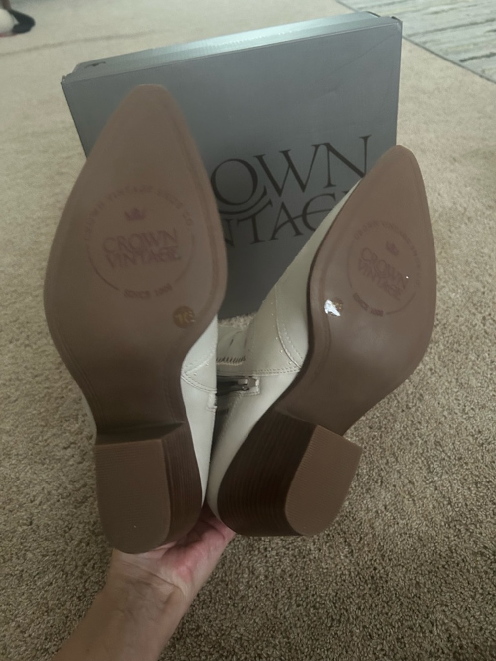 NWT CROWN VINTAGE floral cowboy boots 👢!! - Picture 10 of 16